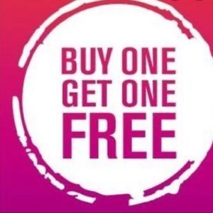 Everything in my closet is buy one get one free!